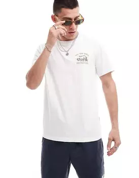 Футболка Rhythm "Worn Path" белая