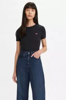 Футболка Rib Baby с короткими рукавами Levi's, черный