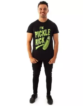 Футболка Rick & Morty с короткими рукавами, черный