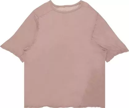 Футболка Rick Owens Crewneck Short-Sleeve 'Dusty Pink', розовый