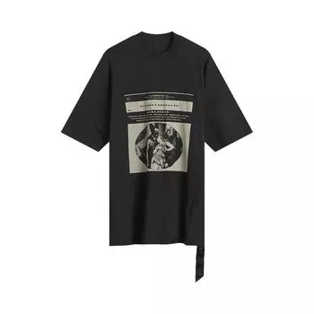 Футболка Rick Owens DRKSHDW Jumbo Short-Sleeve T-Shirt 'Black/Pearl', черный