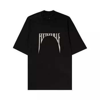 Футболка Rick Owens Jumbo Short-Sleeve T-Shirt Black/Pearl, черный