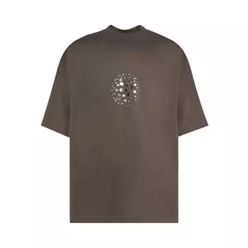 Футболка Rick Owens Tommy T-Shirt Dust, коричневый