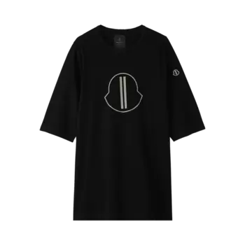 Футболка Rick Owens x Moncler Short-Sleeve Level 'Black', черный