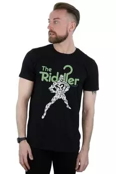 Футболка Riddler Mono Action Pose DC Comics, черный