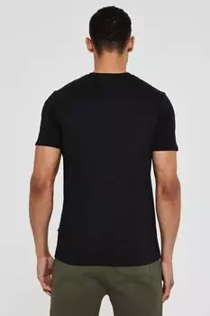 Футболка Rider с полосатым узором U.S. Polo Assn, черный