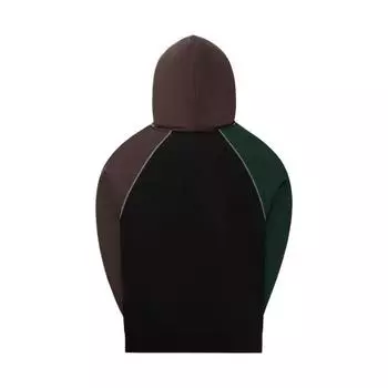 Футболка ridha hoodie black/syrup brown/ pine green Daily Paper, черный