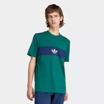 Футболка Рифта Нью-Йорк adidas Originals, цвет collegiate green