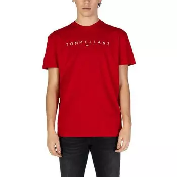 Футболка Rigenerato из красного хлопка Tommy Jeans