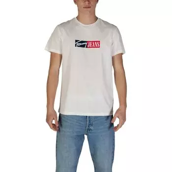 Футболка Rigenerato из кремового хлопка Tommy Jeans