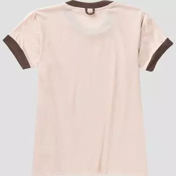 Футболка Ringer с короткими рукавами женская Stoic, цвет Ballet/Brown