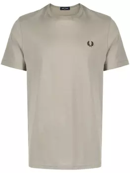 Футболка Ringer с вышитым логотипом Fred Perry, серый