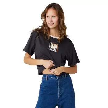 Футболка Rip Curl Color Block Crop, черный
