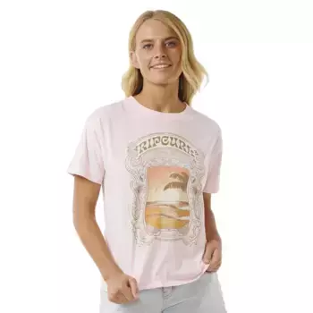 Футболка Rip Curl Sea Shells Relaxed, розовый
