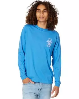 Футболка Rip Curl Search Icon Long Sleeve, цвет Cobalt