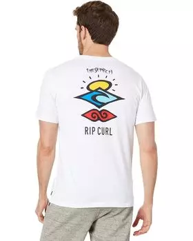 Футболка Rip Curl Search Icon Short Sleeve Tee, цвет White 1
