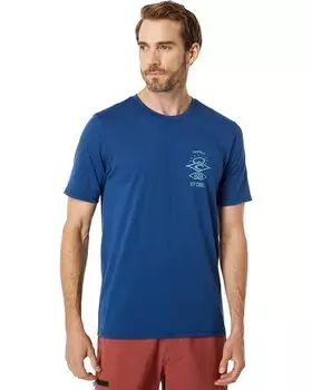 Футболка Rip Curl Searchers Short Sleeve UV Tee, темно-синий