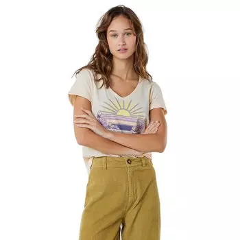 Футболка Rip Curl Standard Short Sleeve V Neck, белый