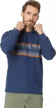 Футболка Rip Curl Surf Revival Long Sleeve Hooded Tee, цвет Washed Navy