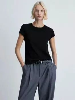 Футболка rita с коротким рукавом Mango, черный