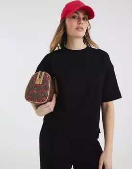Футболка River Island свободного кроя черного цвета