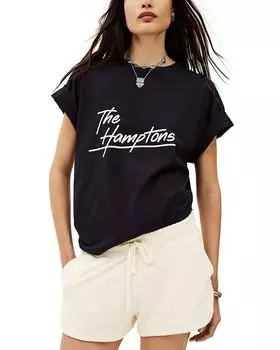 Футболка Rivera с принтом ba&sh, синий