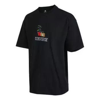 Футболка road trip t-shirt 'black' Converse, черный