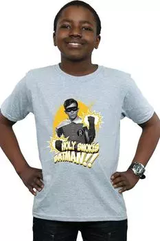 Футболка Робин Холи из сериала «Бэтмен» DC Comics, серый