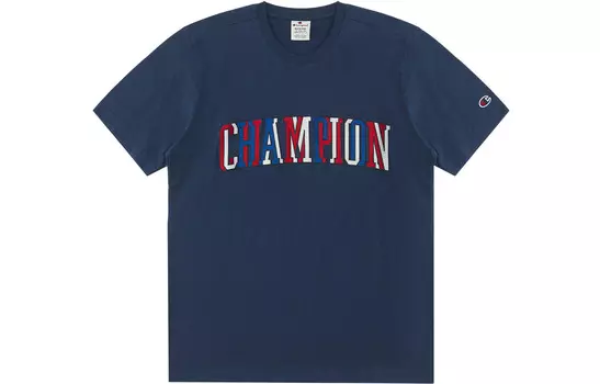 Футболка Rochester унисекс Champion, темно-синий