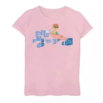 Футболка Rocket Power Surfing Otto для девочек 7–16 лет с рисунком Licensed Character