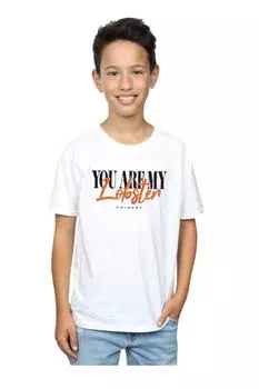 Футболка «Родственные души» с лобстером Friends, белый