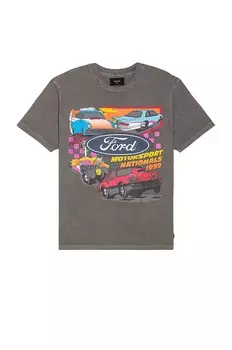 Футболка ROLLA'S Ford Nationals 99, цвет Washed Black
