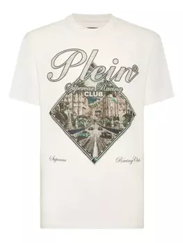 Футболка Rombo Monaco Philipp Plein, белый