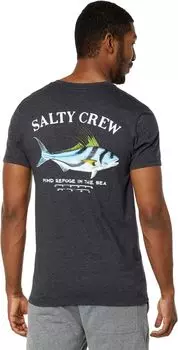 Футболка Rooster Premium с короткими рукавами Salty Crew, цвет Charcoal Heather