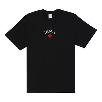 Футболка rose logo t-shirt 'black' Noah, черный