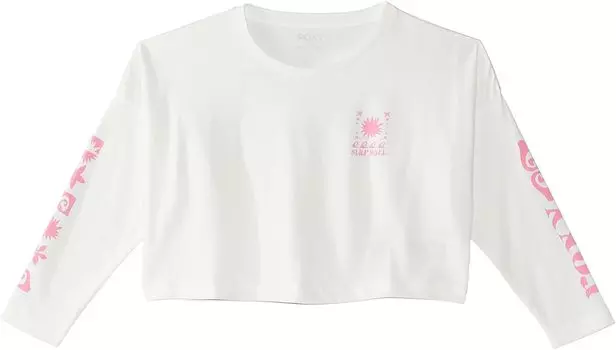 Футболка Roxy All You Never Say Long Sleeve T-Shirt, цвет Snow White