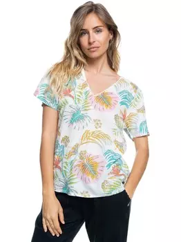 Футболка Roxy HEY NOW, разноцветный