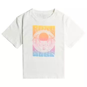 Футболка Roxy Kid's Gone to California A S/S, цвет Snow White