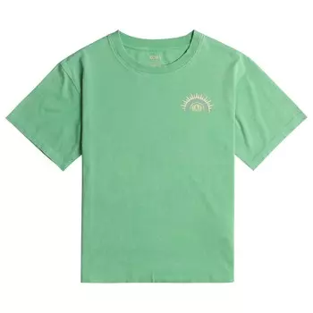 Футболка Roxy Kid's Gone to California B S/S, цвет Zephyr Green