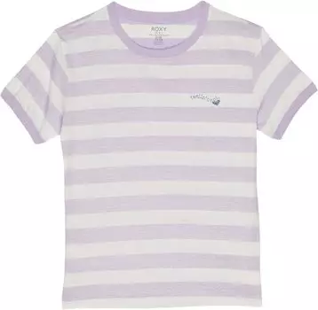 Футболка Roxy Love Is On The Way A T-Shirt, цвет Lavendula Large Bico Stripes