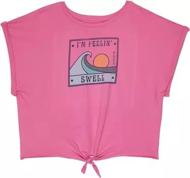 Футболка Roxy Wave Flow T-Shirt, цвет Pink Guava