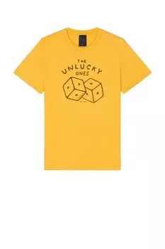 Футболка "Roy unlucky" от Nudie Jeans, yellow