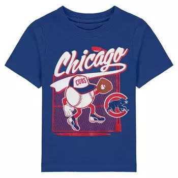 Футболка Royal Chicago Cubs для малышей на заборе Outerstuff
