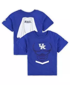 Футболка Royal Kentucky Wildcats Super Hero для мальчиков и девочек для малышей Champion, синий