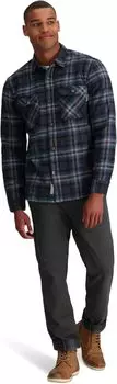 Футболка Royal Robbins Snowcap Lined Flannel Long Sleeve, цвет Orion Rush Creek Plaid