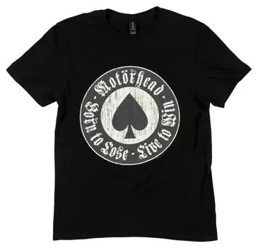 Футболка Рожденный терять Motrhead, черный