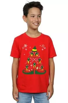 Футболка «Рождественская елка» Elf, красный