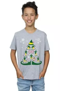 Футболка «Рождественская елка» Elf, серый