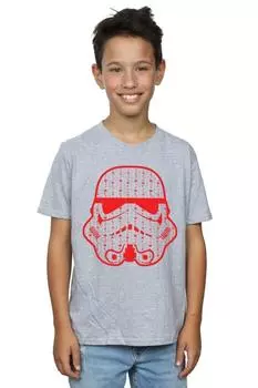 Футболка «Рождественский шлем штурмовика» Star Wars, серый