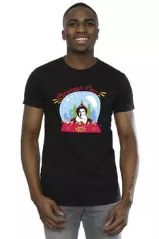 Футболка «Рождественский снежный шар» Elf, черный